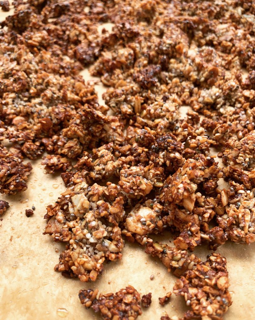 Maple & Cinnamon Keto Granola – Fed by Fergie